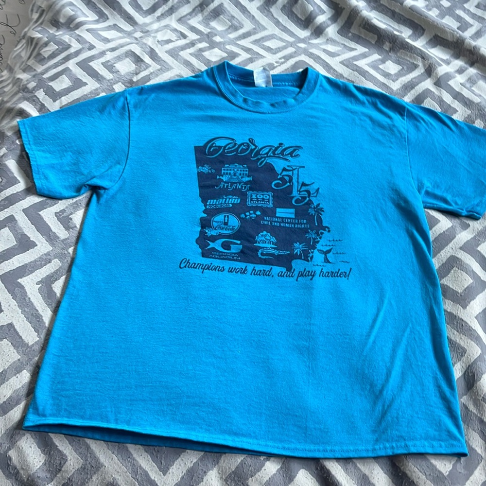 ❤️ 6 for 20 ❤️ Georgia Champions T-shirt size L